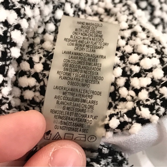 Calvin Klein Sweater Blouse with Faux Dress Shirt Trim NWT - Picture 7 of 7